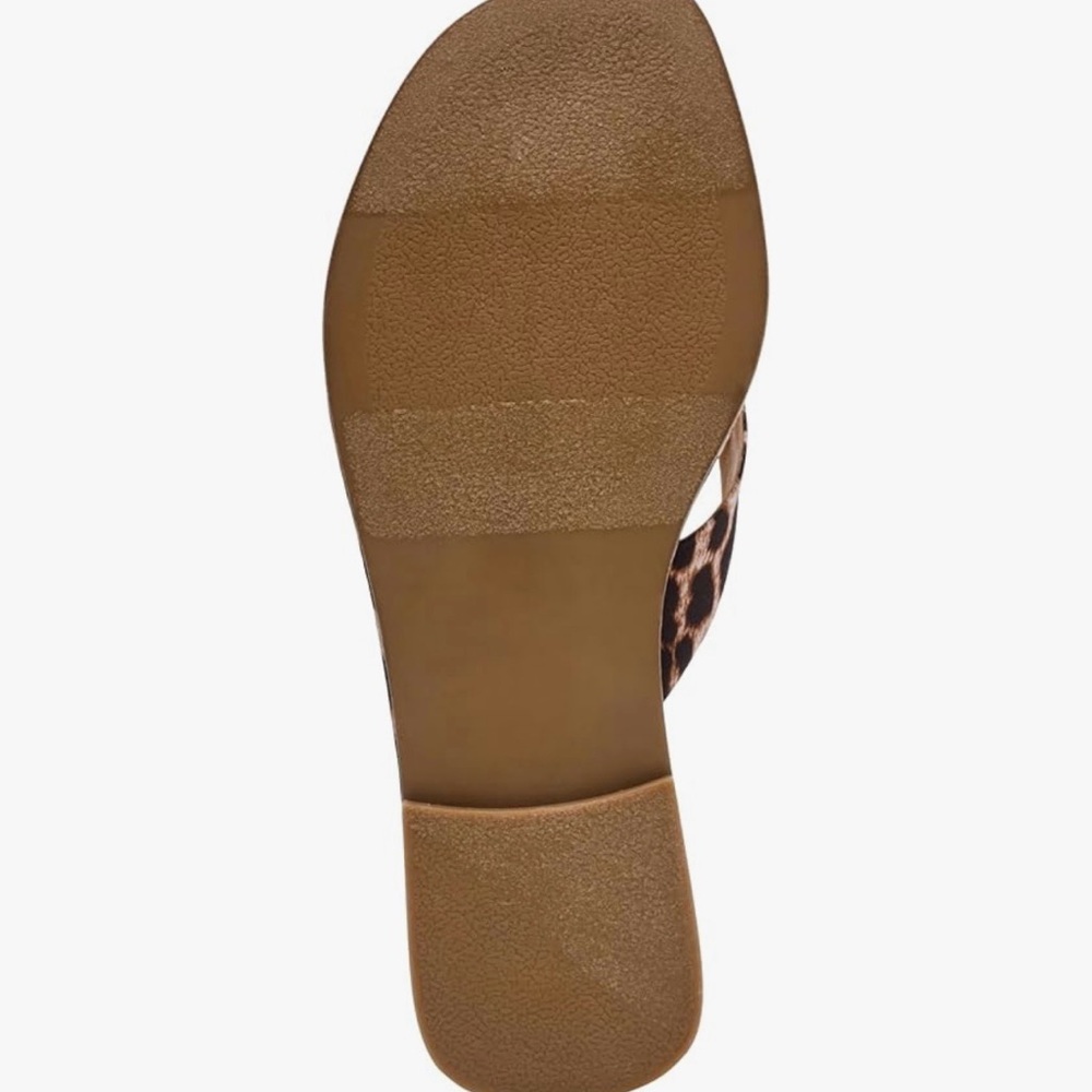 Dolce Vita Women's 8 Leopard Flip Flops Gold - Picture 5 of 5